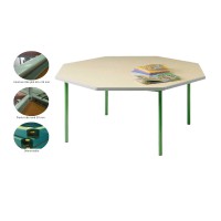 Table octogonale D120cm - T3