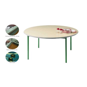 Table ronde D80cm - T1