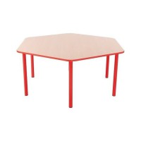 Table hexagonale D90 cm T3