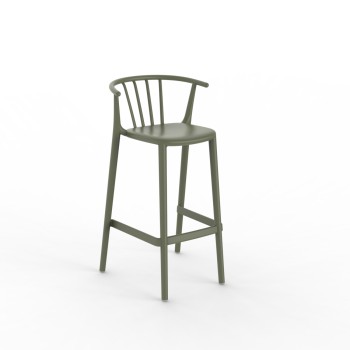 Tabouret haut polypropylène Woody
