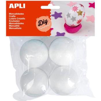 Boules polystyrene D50mm (x4)