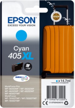 Cartouche EPSON 405XL Cyan 14.7ml C13T05H24010