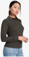 POLO MANCHES LONGUES FEMME 100% coton